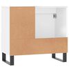 vidaXL Armoire de salle de bain blanc 65x33x60 cm bois d'ing&eacute;nierie