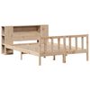 vidaXL Lit biblioth&egrave;que sans matelas 120x190 cm bois de pin massif