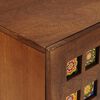vidaXL Ensemble de mobilier de salle de bain Montage mural 2 pcs Noyer