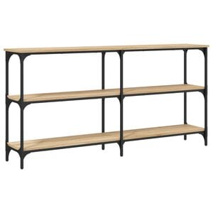 vidaXL Table console ch&ecirc;ne sonoma 150x29x75 cm bois d'ing&eacute;nierie