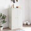 vidaXL Buffet blanc 67x39x107 cm acier