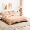 vidaXL Ensemble de housse de couette rose 140x200 cm Coton