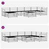vidaXL Ensembles de canap&eacute;s 8 pcs Naturel Bois d'Acacia Massif