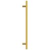 vidaXL Poign&eacute;es d'armoire 20 pcs dor&eacute; 224 mm acier inoxydable