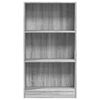vidaXL Biblioth&egrave;que sonoma gris 60x24x109 cm bois d'ing&eacute;nierie