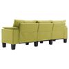 vidaXL Canap&eacute; Vert tissu