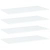 vidaXL Panneaux de biblioth&egrave;que 4 pcs blanc bois d&rsquo;ing&eacute;nierie
