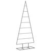 vidaXL Arbre de No&euml;l en m&eacute;tal pour d&eacute;coration noir 150 cm