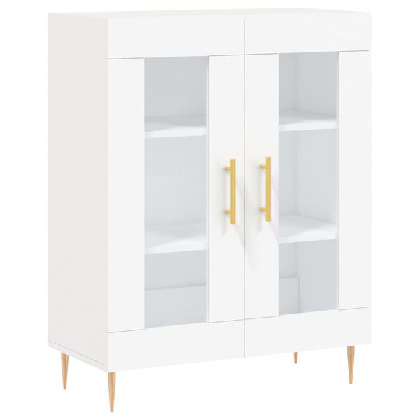 vidaXL Buffet blanc 69,5x34x90 cm bois d'ing&eacute;nierie