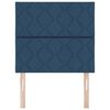 vidaXL T&ecirc;te de lit Bleu 100 cm tissu