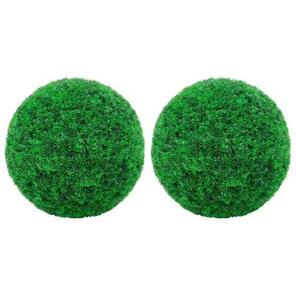 vidaXL Boules de buis artificielles 2 pcs 35 cm