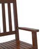 vidaXL Chaises &agrave; bascule enfants lot de 2 marron bois peuplier massif