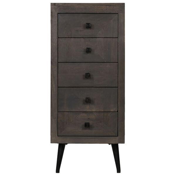vidaXL Buffet Bois massif de manguier 40x40x91 cm