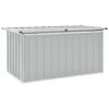 vidaXL Boîte de rangement de jardin Gris 129x67x65 cm