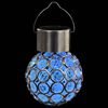 vidaXL Lampe solaire suspendue 8 pcs lumi&egrave;res LED RGB