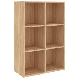 vidaXL Biblioth&egrave;que/Buffet ch&ecirc;ne sonoma 66x30x98 cm bois d'ing&eacute;nierie