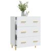 vidaXL Buffet Blanc 70x34x90 cm Bois d'ingénierie