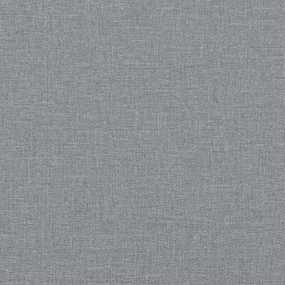 vidaXL Oreillers décoratifs lot de 2 Gris clair Ø15x50 cm Tissu