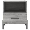 vidaXL Tables de chevet 2 pcs sonoma gris 40x35x47,5 cm