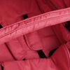 vidaXL Poussette pour b&eacute;b&eacute; 3-en-1 Rouge Aluminium