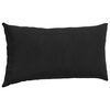vidaXL Coussins de canap&eacute; 2 pcs Noir 80 x 40 cm