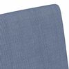 vidaXL Chaises de Salle &agrave; Manger avec Roues 2 pcs Bleu 57 x 66 x 94 cm