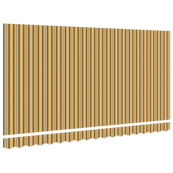 vidaXL Toile de rechange pour auvent Multicolore 380 x 195 cm