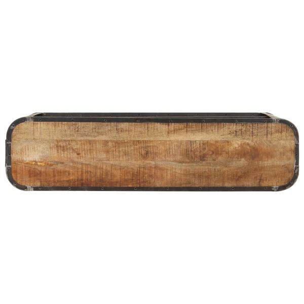 vidaXL Buffet 120x30x73 cm Bois de manguier massif