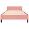 vidaXL Cadre de lit sans matelas rose 90x190 cm velours