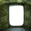 vidaXL Tente de p&ecirc;che 4 personnes camouflage imperm&eacute;able