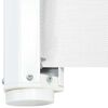 vidaXL Porte r&eacute;tractable pour animaux de compagnie blanc 102,5x125 cm