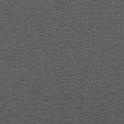 vidaXL Ensemble de canapés 3 pcs coussins gris foncé tissu