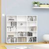 vidaXL Armoire &agrave; CD Blanc 100x23x89,5 cm Bois d&rsquo;ing&eacute;nierie