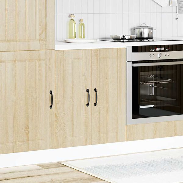 vidaXL Meuble de base de lavabo Lucca ch&ecirc;ne sonoma bois d'ing&eacute;nierie