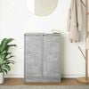 vidaXL Buffet gris b&eacute;ton 57x34x76 cm bois d'ing&eacute;nierie