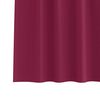 vidaXL Rideaux occultants avec anneaux 2 pcs Bordeaux 260 x 140 cm