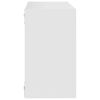 vidaXL &Eacute;tag&egrave;res cube murales 4 pcs Blanc 26x15x26 cm