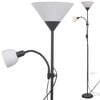 vidaXL Lampadaire Noir