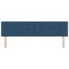 vidaXL T&ecirc;te de lit LED avec des lumi&egrave;res &agrave; LED Bleu 180 cm Polyester