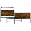 vidaXL Cadre de lit sans matelas 100x200 cm ch&ecirc;ne sonoma