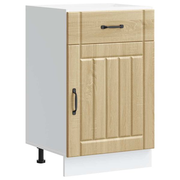 vidaXL Armoire de cuisine Lucca ch&ecirc;ne sonoma bois ing&eacute;nierie