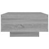 vidaXL Table basse Sonoma gris 90x60x31 cm Bois d'ing&eacute;nierie