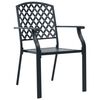 vidaXL Ensemble de salle &agrave; manger pour jardin 9 pcs Anthracite