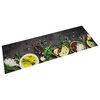 vidaXL Tapis de cuisine lavable impression d'&eacute;pices 45x150 cm velours