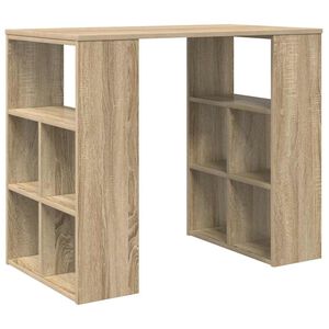 vidaXL Bureau Ch&ecirc;ne Sonoma 90 x 50 x 75 cm Bois d'ing&eacute;nierie