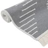 vidaXL Tapis Gris fonc&eacute; 80x300 cm Coton