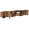 vidaXL Ensemble de 3 Meubles TV LED Bois ancien Bois d'ing&eacute;nierie