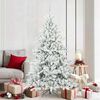 vidaXL Sapin de No&euml;l Artificiel &agrave; Branches Articul&eacute;es Blanc 180 cm