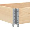 vidaXL Collier de palette 150x50 cm bois de pin solide