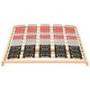 vidaXL Cadre de lit avec 12 lattes et supports 90x200 cm